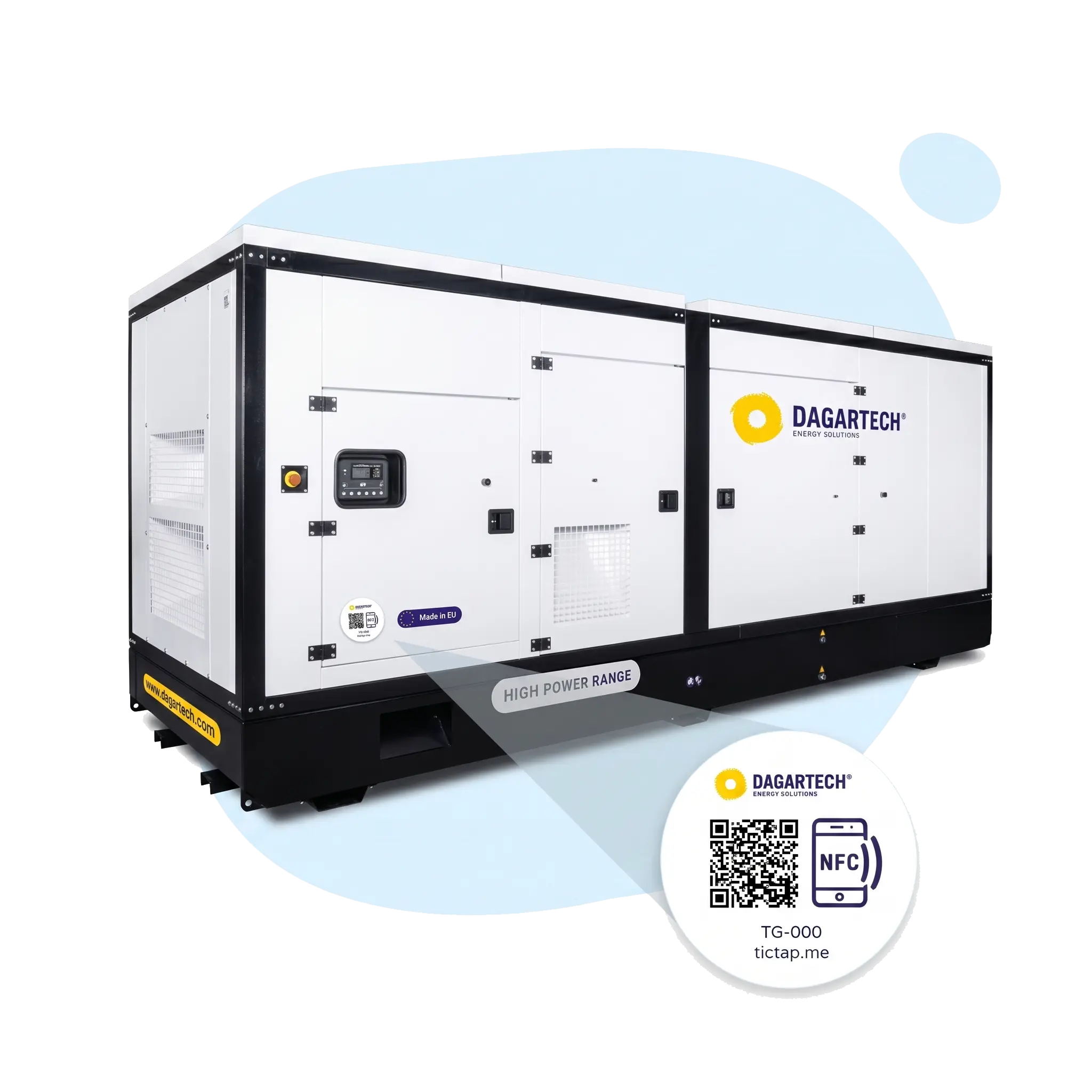 Generador Dagartech con etiqueta NFC